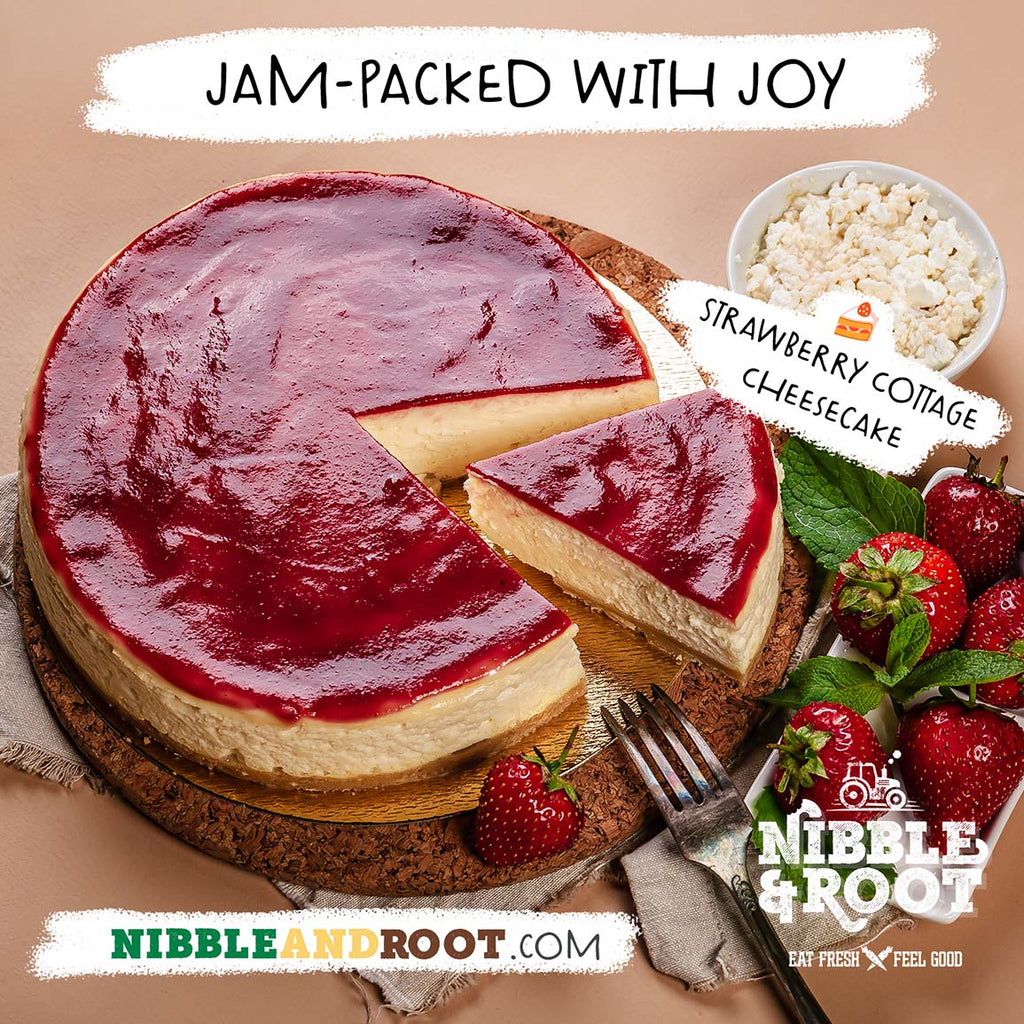 🍰 Strawberry Cottage Cheesecake