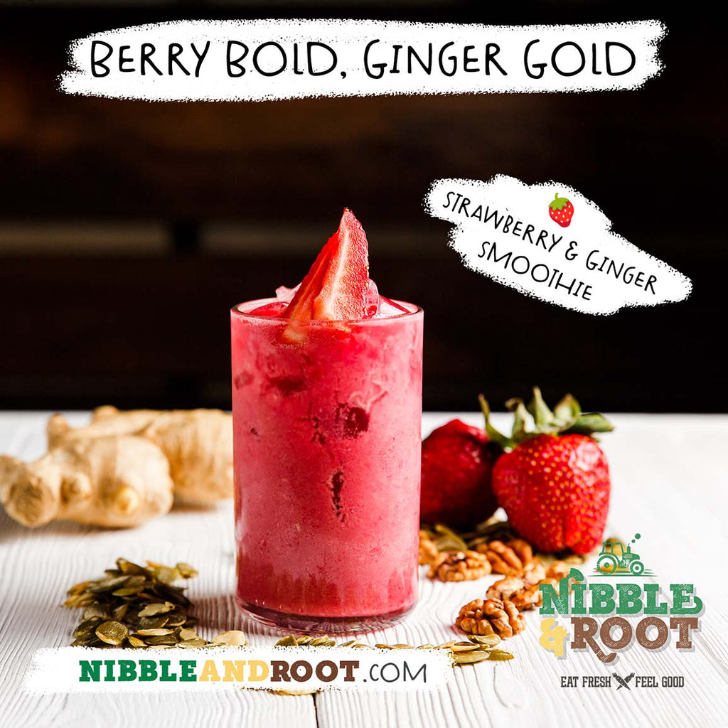🍓 Strawberry & Ginger Smoothie