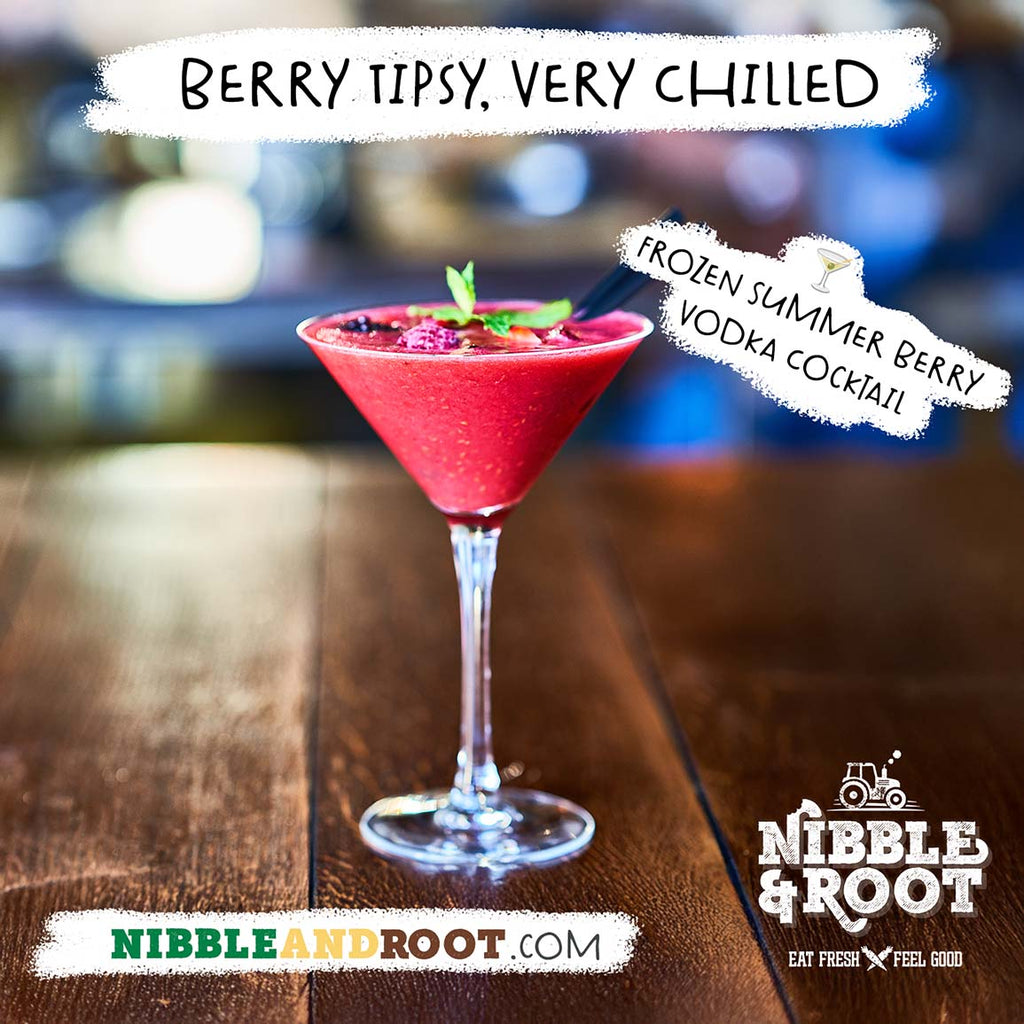 🍸 Frozen Summer Berry Vodka Cocktail