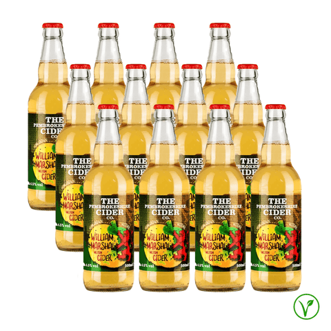 The Pembrokeshire Cider Co William Marshal Medium Carbonated Cider (Case of 12)