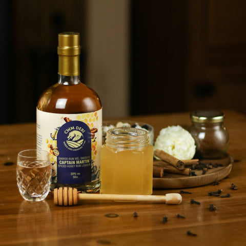 Cwm Deri Captain Martin's Sweet Spiced Honey Rum Liqueur 50cl