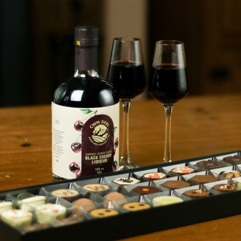 Cwm Deri Black Cherry Medium Liqueur 50cl