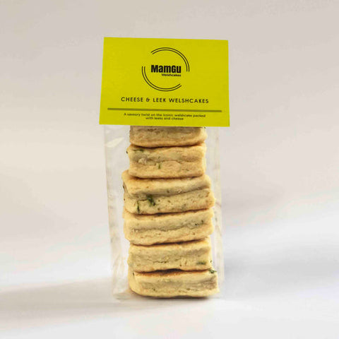 MamGu Cheese & Leek Welsh Cakes (Pack of 6)