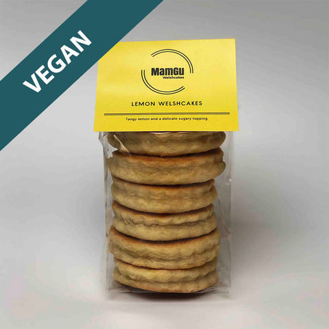 MamGu Vegan Lemon Welsh Cakes (Pack of 6)