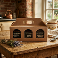 The Potting Shed 3 Mini Jar Gift Box Jam - lifestyle