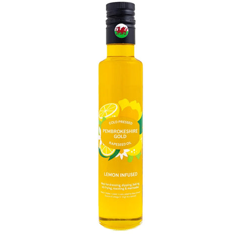 Pembrokeshire Gold Lemon Infused Rapeseed Oil 250ml