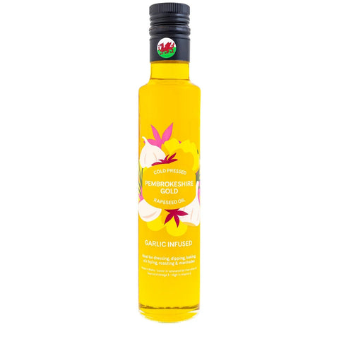 Pembrokeshire Gold Garlic Infused Rapeseed Oil 250ml