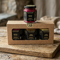 The Potting Shed 3 Mini Jar Mustard Gift Box Pack 1 lifestyle