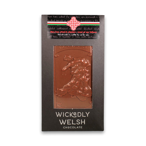 Wickedly Welsh Chocolate Hen Wlad Fy Nhadau (Land of my Fathers) Milk Chocolate Bar
