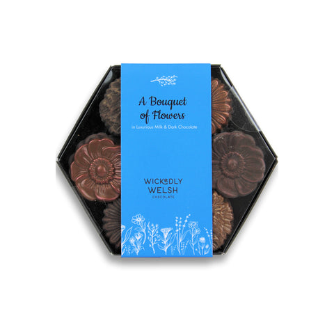 Wickedly Welsh Chocolate Bouquet of Flowers